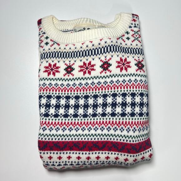 Vintage Northern Reflections Mens Size Large Nordic Pattern Sweater Indie Ski - Picture 10 of 10